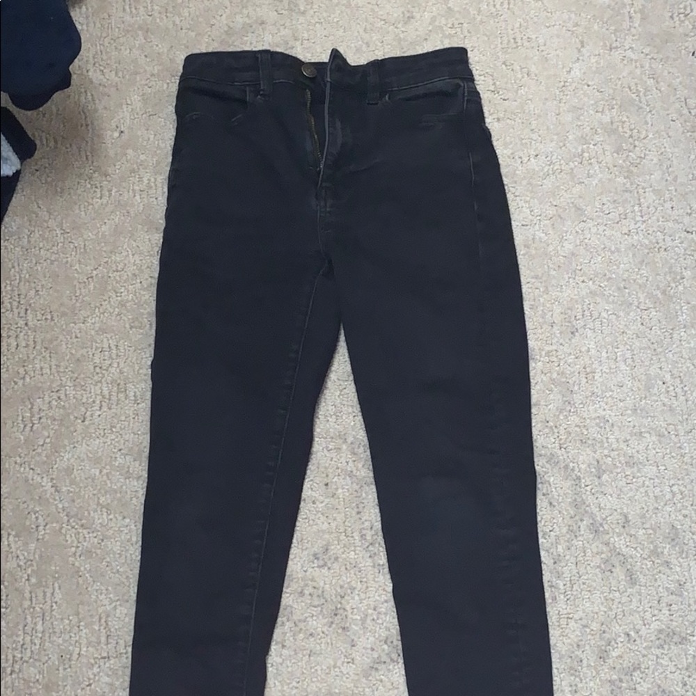 black american eagle jeans